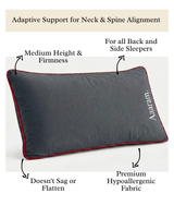 Aaaram SlimCool Memory Foam Pillow (Pack of 1)