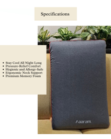 Aaaram SlimCool Memory Foam Pillow (Pack of 1)